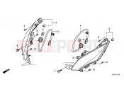 HONDA NSC50MPDE NSC50MPDE 2014 F-37-10 FRONT FLASHING