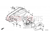 HONDA PCX150 (WW150C) 2012 E-13 LEFT SIDE COVER