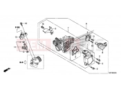 HONDA PCX150 (WW150C) 2012 E-22 THROTTLE HOUSING / FUEL INJECTOR