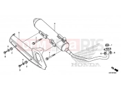 HONDA PCX150 (WW150C) 2012 F-30 EXHAUST DRUM