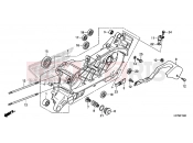 HONDA PCX150 (WW150D) 2013 E-19-20 LEFT CRANKSHAFT
