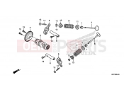 HONDA PCX150 (WW150E) 2014 E-4 CAMSHAFT / VALVE