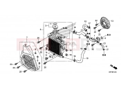 HONDA PCX150 (WW150E) 2014 E-14 RADIATOR