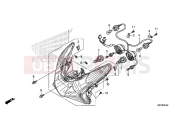 HONDA PCX150 (WW150E) 2014 F-1 HEADLIGHT