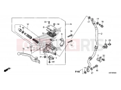 HONDA PCX150 (WW150E) 2014 F-5 FRONT BRAKE MASTER CYLINDER