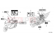 HONDA PCX150 (WW150E) 2014 F-47 WARNING LABEL