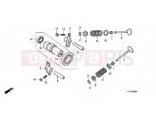 HONDA PES1256 PS125i 2006 E-3 CAMSHAFT / VALVE