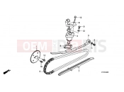 HONDA PES1256 PS125i 2006 E-4 TIMING CHAIN ​​/ TENSIONER