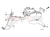 HONDA PES1256 PS125i 2006 F-22 REAR FENDER