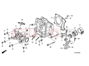 HONDA PES1258 PS125i 2008 E-2 CYLINDER HEAD