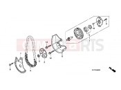 HONDA PES1258 PS125i 2008 E-9 OIL PUMP