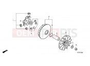 HONDA PES1258 PS125i 2008 E-12 DRIVE FRONT