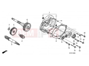 HONDA PES1258 PS125i 2008 E-14 TRANSMISSION