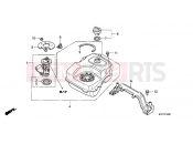 HONDA PES1258 PS125i 2008 F-16 FUEL TANK