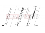 HONDA PES125A PS125i 2010 F-11 FRONT FORK