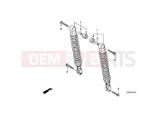 HONDA PES125A PS125i 2010 F-21 REAR SHOCK ABSORBER