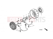 HONDA PES125R9 PS125i R 2009 E-8 GENERATOR
