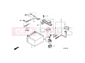 HONDA PES125R9 PS125i R 2009 F-17 BATTERY