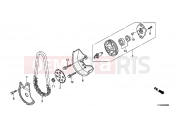 HONDA PES150A PS150i 2010 E-9 OIL PUMP