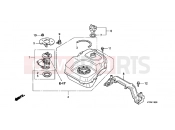 HONDA PES150A PS150i 2010 F-16 FUEL TANK