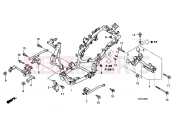 HONDA PES150A PS150i 2010 F-26 FRAME HOUSING