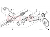 HONDA PES150R8 PS150i 2008 E-10 STARTER ENGINE