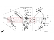 HONDA PES150R8 PS150i 2008 F-4 FRONT MASTER CYLINDER