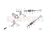 HONDA PES150R9 PS150i R 2009 E-3 CAMSHAFT / VALVE