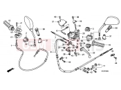 HONDA PES150R9 PS150i R 2009 F-3 HANDLE LEVER / SWITCH / CABLE