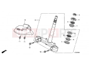HONDA PES150R9 PS150i R 2009 F-6 STEERING WHEEL