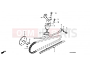 HONDA FES1503 Pantheon 2003 E-4 TIMING CHAIN ​​/ TENSIONER