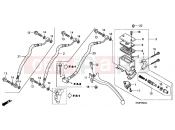 HONDA FES1503 Pantheon 2003 F-5 REAR MASTER CYLINDER
