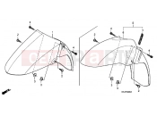 HONDA FES1503 Pantheon 2003 F-8 FRONT FENDER