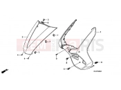 HONDA FES1503 Pantheon 2003 F-9 FRONT COVER (FES1253-5) (FES1503-5)