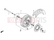 HONDA FES1503 Pantheon 2003 F-15 FRONT WHEEL (FES125) (FES150)
