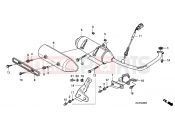 HONDA FES1504 Pantheon 2004 F-22 EXHAUST DRUM