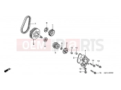 HONDA FES150W Pantheon 1998 E-3 WATER PUMP
