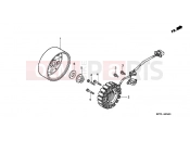 HONDA FES150W Pantheon 1998 E-5 GENERATOR