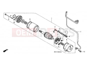 HONDA FES150W Pantheon 1998 E-6 STARTER ENGINE
