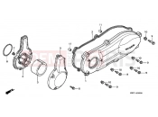 HONDA FES150W Pantheon 1998 E-8 LEFT CRANKSHAFT COVER