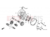 HONDA FES150W Pantheon 1998 E-11 TRANSMISSION
