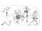 HONDA FES150W Pantheon 1998 E-15 CARBURETOR