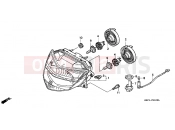 HONDA FES150W Pantheon 1998 F-1 HEADLIGHT