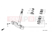 HONDA FES150W Pantheon 1998 F-7 STEERING WHEEL