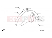 HONDA FES150W Pantheon 1998 F-8 FRONT FENDER