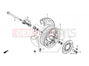 HONDA FES150W Pantheon 1998 F-15 FRONT WHEEL