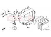 HONDA FES150W Pantheon 1998 F-19 BATTERY