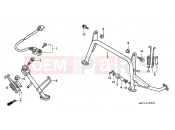 HONDA FES150W Pantheon 1998 F-23 SUPPORT