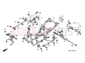 HONDA FES150W Pantheon 1998 F-29 FRAME HOUSING