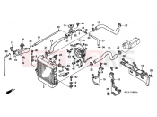 HONDA FES150W Pantheon 1998 F-30 RADIATOR